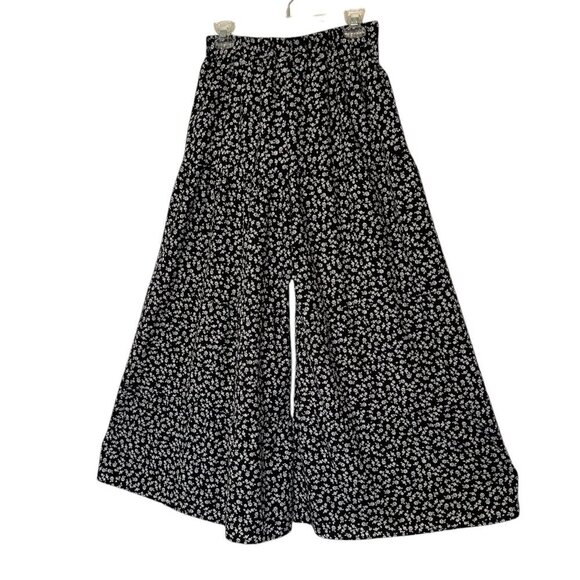 Floral Wide Leg Pants Size Medium Lightweight Summer Festival EUC - Picture 1 of 4